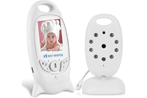 Baby Monitor Babyphone avec caméra vidéo numérique sans fil avec vision de nuit avec deux voies audio