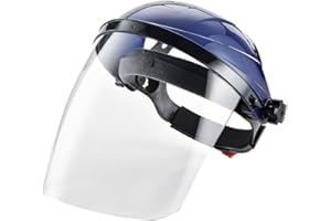 Zhi Jin - Protector facial ajustable, transparente, antiarañazos y antisalpicaduras, protección de ojos