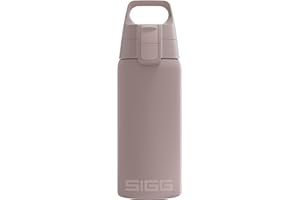 SIGG - Botella de Agua Aislada - Shield Therm - Apta para Bebidas Carbonatadas - A Prueba de Fugas - Apta para Lavavajillas - Libre de BPA - Acero Inoxidable 90% Reciclado - 0,5L / 0,75L / 1L