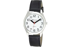 Ravel - Montre Unisexe à Bracelet d'aide à la Vue avec de Gros Chiffres