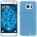 Produktbild PhoneNatic Case für Samsung Galaxy S7 Edge Hülle Silikon hellblau Iced Cover Galaxy S7 Edge Tasche Case