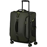 Samsonite Paradiver Light Cabin Suitcase 55 x 40 x 23 cm, Soft Case for EasyJet, Wizz Air and Most Airlines, 48L, Jungle Gree