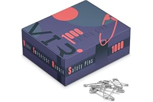 VERY IMPORTANT RUNNER - Scatola di Spille da Balia 26mm senza Nichel, per Dorsali, Ideale per Eventi di Running e Gare Sportive, Medie, per Organizzatori e Corridori (1000 spille di sicurezza)