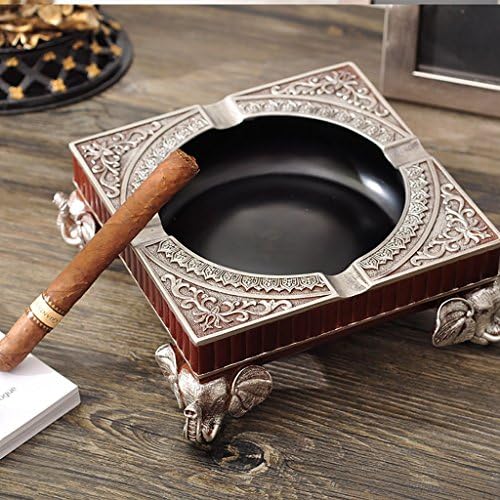SKY LIGTING European retro ashtray creative personality craft decorations upscale luxury living room coffee table American elephant ornaments