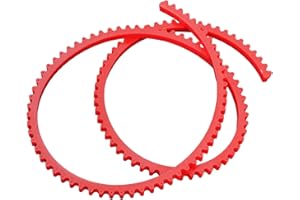 LUOLETY Striscia profilata per la lavorazione del legno, 2 m, striscia di profilatura pieghevole multipunto di fissaggio curva, regolabile, fissa, forma complessa, strumento di contorno per carpenteria e