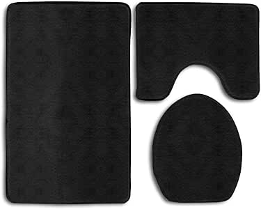 Badvorleger 3 Teiliges Badezimmerteppich Set Rutschfest Weiche Badvorleger Staubdichter Wc Bezug Fur Herren Damen Kinder Badezimmerteppich Badezimmerzubehor Amazon De Kuche Haushalt