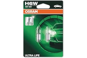 OSRAM 64132ULT-02B ULTRA LIFE H6W halogen, parking and position light, 12 V passenger car, double blister (2 units)