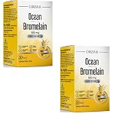Ocean Bromelain 500 mg, Takviye Edici Gıda, 30 Kaps&uuml;l, 2 Adet