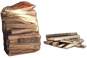 METROQUADROCASA Sacco 3kg di legnetti legna accendifuoco in tronchetti per camino stufa