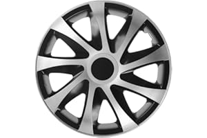 ALL4YOU Radkappen 16 Zoll Radzierblenden Nrm Draco CS Schwarz Radblenden 4 Stück Black (16 Zoll)