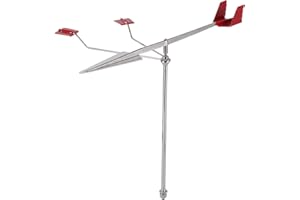 LUMBO Segnavento, Segnavento Marino Indicatore di Direzione del Vento Acciaio Inossidabile 304 Compatibile per la Navigazione in Barca a Vela