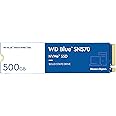 WD Blue SN570 500GB High-Performance M.2 PCIe NVMe SSD, avec vitesse de lecture jusqu'à 3500 Mo/s