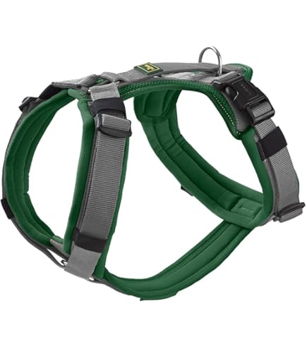 Ferplast Zweeds type hondentuig SPORT DOG P XS, Uitstekende pasvorm, Zachte vulling, Reflecterende stiksels, Naamlabel huisdier, H: 39 cm - B: 48÷58 cm Fuchsia