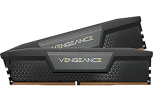 CORSAIR VENGEANCE DDR5 RAM 48GB (2x24GB) 6400MHz CL36 Intel XMP Compatibile iCUE Memoria per Computer - Nero (CMK48GX5M2B6400C36)