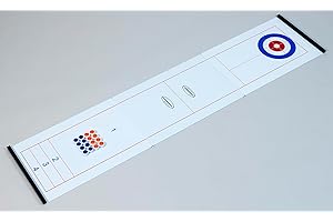 Gamesson Unisex Shuffle Board and Curling Game (White)