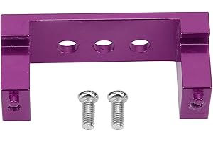 WNSC Servo Mount Bracket, 1Pcs 1.54X0.63X0.60Inch RC Servo Mount RC Car Servo Fixing Mount RC Servo Fixed Mount for Rc Car for Wltoys 144001(purple)