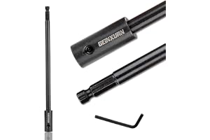 GEINXURN 270 mm förlängning för hålsågar med låsmekanism, 3/8 tum sexkantsdrift och låsfunktion för adapter