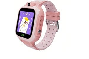 Cuifati 4G Kinder Smart Watch GPS Tracker, IP67 wasserdichte 1,44-Zoll-Touchscreen-Smartwatch mit 2-Wege-Voice-Videoanruf, SOS-Schulmodus, Schrittzähler, WiFi-Alarmkamera, (Rosa)