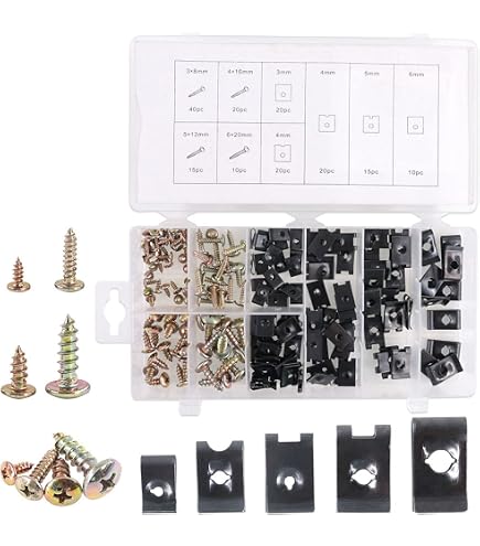 OIXYA 50 Stück Universal-Kabelbinder-Schnalle – Befestigungsclips Aus Nylon, Mit Stift- Und Knopfmechanismus, UV-beständig, Für Auto-Kabel, Motor-Unterboden & Tägliche Reparaturen OIXYA 50 Stück Universal-Kabelbinder-Schnalle – Befestigungsclips Aus Nylon, Mit Stift- Und Knopfmechanismus, UV-beständig, Für Auto-Kabel, Motor-Unterboden & Tägliche Reparaturen