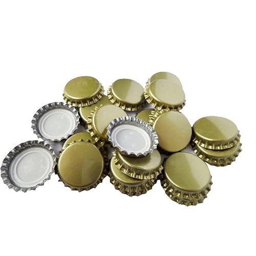 TRIXES Kronkorken Metall gold, 100er