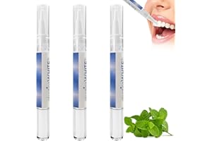MHDUYEG 3 Pezzi Penna Sbiancante Denti, Gloss Denti Bianchi Gel Sbiancante Denti Teeth Whitening Pen Gel Sbiancante Denti Professionale Denti Bianchi Sbiancamento, Rimozione Macchie Dentali Veloce