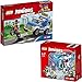 Produktbild LEGO City Juniors 2er Set 10720 10735 Verfolgung mit dem Polizeihelikopter + Polizei auf Verbrecherjagd