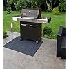 Bbq Grill Matte 120x100 Cm Uni Anthrazit Grillteppich Bodenschutzmatte Matte Teppich Unterlage Fr Garten Terrasse