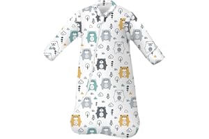 MIKAFEN Śpiwór niemowlęcy 3,5 Tog zimowy śpiwór dziecięcy z bawełny ekologicznej, różne rozmiary od urodzenia do 4 lat