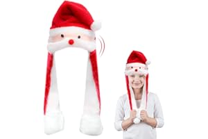 SilverChry Bonnet Avec Oreilles Mobiles, Chapeau avec Oreilles Mobiles, Bonnet Oreille Qui Bouge Convient à La Chaleur Hivernale, Aux Fêtes Costumées, à Noël, Aux Jeux de Rôle