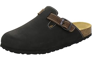 AFS-Schuhe 3900 Herren Clogs, Bequeme Hausschuhe für Männer, Pantoffeln aus Leder, Made in Germany