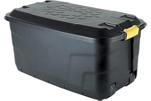 STRATA Ward 110 Litre Heavy Duty Storage Trunk with Wheels & Handle