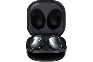 Samsung Galaxy Buds Live Auricolari True Wireless Open-type senza tappi In-Ear, Tre Microfoni, Controlli Touch, Ricarica Wireless, Cancellazione attiva del rumore, Nero [Versione Italiana]