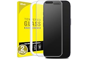 JETech Matowe Ochraniacz Ekranu dla iPhone 17 Pro 6,3 Cala, Antyodblaskowa 9H Szkło Hartowane Film, Anty Odcisk Palca, Gładki Dotyk, Łatwa Instalacja, Przyjazny dla Etui, 2 Sztuki