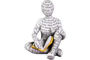 PIGPIGFLY Sculptures,Decorative Figures,Reading Figure Statue,Decoration Living Room,Abstract Sculpture,Home Store Decoration,Modern Living Room Ornaments