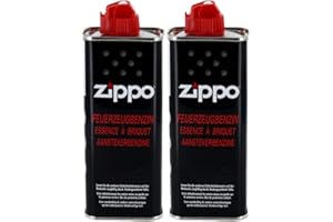 ‎DHOBIA Zippo Gas Benzin/Oil zum Nachfüllen (2X Zippo Benzin/Oil 125ml)