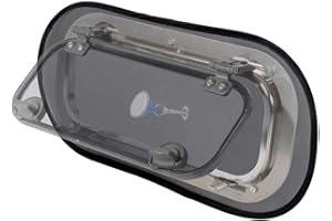 Waterline Design Lot de 2 moustiquaires pour Bateau - Taille Universelle - Fixation intérieure avec Aimant - Compatible avec Toutes Les Marques - #1430 (hublot Non Inclus).