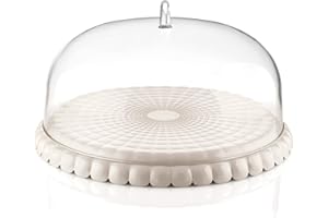 Guzzini - Tiffany, set tortiera piccola - bianco latte, Ø 30xh16 cm - 199501156, bianco