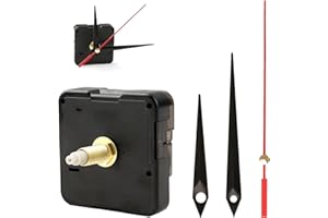 KSYWYDU Mouvement d'Horloge à Quartz Silencieux 22mm Avec Aiguilles, Mécanisme Horloge Fluorescent Pour Réparation Ou Création d'Horloges Murales DIY Maison Salon Bureau Hôtel Chambre Restaurant