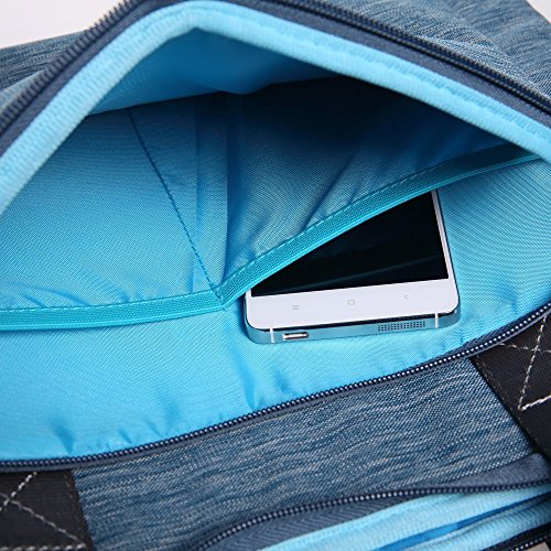 STONG ShockProof Neoprene Laptop Sleeve Hülle(11,6, 13.3, 15.4Zoll) Laptop Tasche Schultertaschen Schutzhülle Ultrabook Tasche für Apple Macbook Air 13, Surface Pro 3/4, Surface Book, Dell XPS 13, HP Spectre X360 iPad Pro 12.9(13.3 Zoll, Blau) - 5