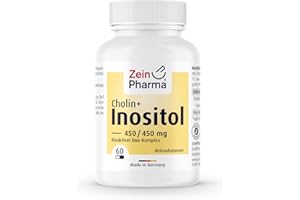 ‎ZEINPHARMA ZeinPharma Cholin-Inositol Kapseln 450/450 mg (60 Stück) - hochdosiert, qualitativ, Nahrungsergänzungsmittel vegan, GMO-frei, ideales Verhältnis, laborgeprüft