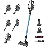 Hoover HF300 HF322TP 011 Aspirapolvere Senza Filo, 240W, 0,7 L, Autonomia 40 minuti, Ciclonico, Spazzola Antigroviglio, Mini 