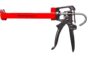 ‎FISCHER fischer Kartuschenpistole KP M3, Auspresspistole für Silikonkartuschen, Kartuschenpresse zum effizienten Auspressen, robuste Ausführung für alle Anforderungen