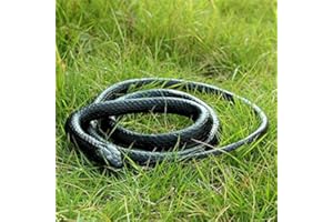 Supkeyer 130 cm Large Lifelike Realistic Fake Rubber Snake Toys, Garden Props, Funny Gag Toy and Prank Kit for Adults and Kids, Educational Toy for Kids