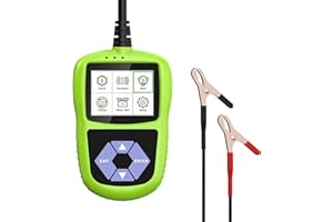 AUTOAND Tester per batteria auto 20-2000 CCA, sistema di test digitale per auto, sistema di prova e avvio per tutti i veicoli da 12 V