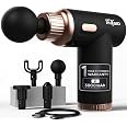 Dr Physio USA Dynamo Rechargeable Percussion Massage Gun | 3000mAh Battery | 6 Speed Levels | 4 Removable Heads Electric Full