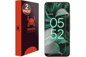 Skinomi Screen Protector Compatible with Google Pixel 8 (2-Pack) Clear TechSkin TPU Anti-Bubble HD Film