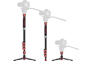 IFOOTAGE Cobra 3 A180F,Monopod Kamery,Monopod i Kijki Trekkingowe Statyw Stołowy, Szybki Montaż, Stop Aluminium (180 cm)