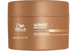 Wella Professionals Ultimate Smooth Mascarilla - Tratamiento Hidratante para ell Cabello con Escualano y Omega 9 - Cabello Seco, Apagado y Encrespado (150ml)