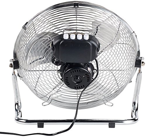 Sichler Haushaltsgeräte Vollmetall-Bodenventilator VT-235.B, 50 W, 30 cm - 2