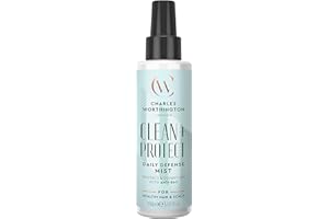 Charles Worthington Clean and Protect Daily Defence Mist, Antibacterial, Hyaluronic Acid, UV Protection, 150 ml